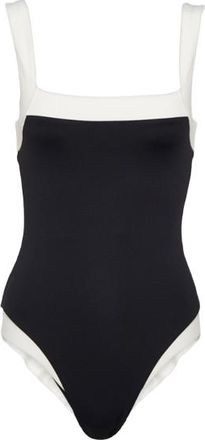 Marysia Swim Black and White Bianco Maillot Swimsuit Size XL