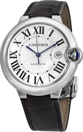 Cartier Ballon Bleu Automatic Silver Dial Mens Watch WSBB0026