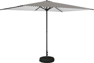 vidaXL Paraguas De Jard&iacute;n Con Base 200 X 300 Cm Poli&eacute;ster Rectangular Vidaxl