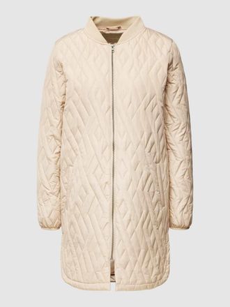 Soyaconcept Steppmantel mit Stehkragen Modell Fenja in Beige, Gr&ouml;&szlig;e S