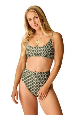 Carve Designs Lani Pocket Compression Bottom in Dk. Fir Batik at Nordstrom, Size Xx-Small