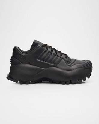 Yohji Yamamoto Chavarria Forum Leather Chunky Sneakers