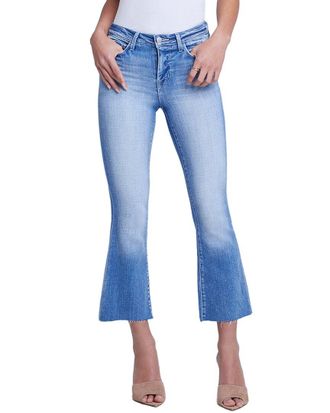 L'agence LAgence Kendra High-Rise Crop Flare Balboa Jean