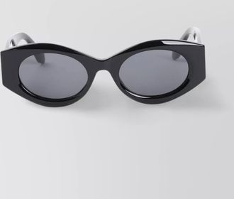 Alaia full rim oval frame sunglasses