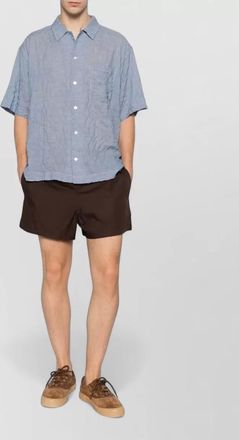 A.P.C. beach swim shorts multiple pockets design