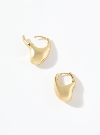 Simons Womens Asymmetric teardrop earrings