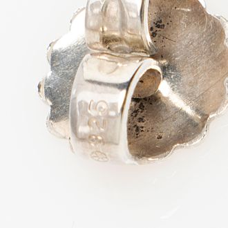 David Yurman Sterling Silver 14k Gold Classic Cable Hoop Earrings