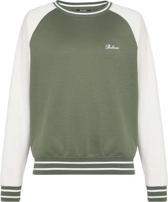 Balmain Hombre, Sudaderas, Verde, Talla: M