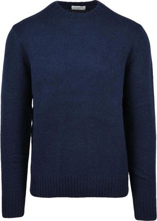 Ballantyne Truien & Vesten, Heren, Blauw, L, Wol, Crewneck Sweater