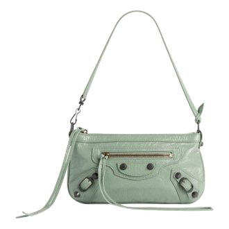 Balenciaga Le City Pouch On Strap Heritage Green 8639602ABEK3405