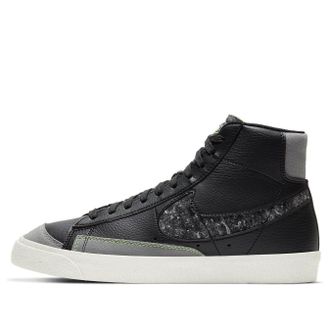Nike Blazer Mid 77 Vintage Recycled Wool Pack - Black Electric Green CW6726-001
