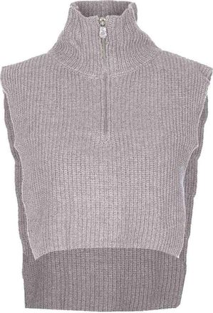 Pinko Cipro Knitted Neck Warmer With Zip