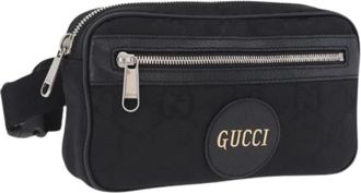 Gucci Pre-owned Waist Bag - Dames - Vintage Heuptassen - Zwart - ONE Size - Leer - Vintage