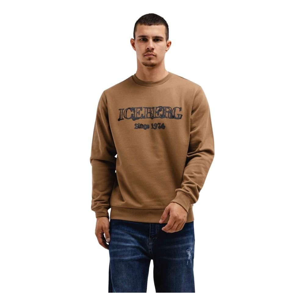 ICEBERG - ICEBERG  カットソー Cotton crewneck sweater with cartoon and jacquard inlays