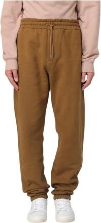 Saint Laurent Brown Cuffed Trousers