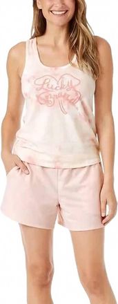 Lucky Brand Womens Short Sleep Set In Pot Pourri
