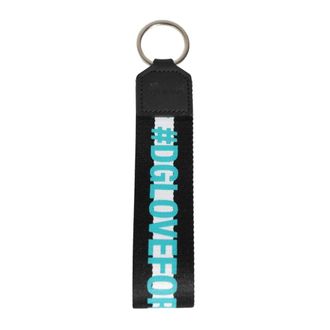 Dolce & Gabbana Keyrings, male, Multicolor, Size: ONE SIZE Multicolor Logo Brass Keychain Keyring