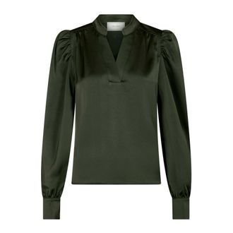 Neo Noir Overhemden, Dames, Groen, XL, Polyester, Blouses & Shirts