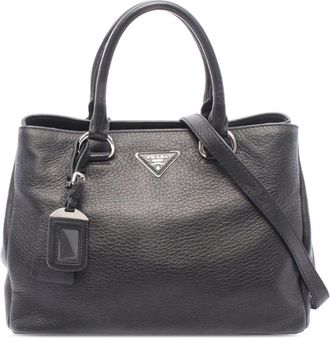 Prada Pre-owned Prada Grained Leather Satchel Ladies SU6BERC3SNN4WWAY