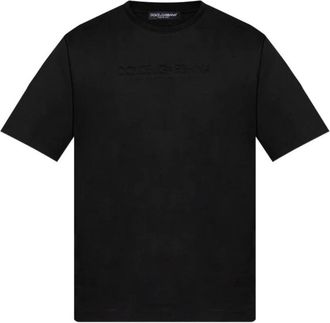 Dolce & Gabbana Hombre, Camisetas, Negro, Talla: M