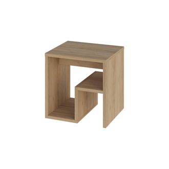 Hanah Home Mesa Auxiliar De Madera bon 40 X 35 X 40 Cm - Roble Zafiro