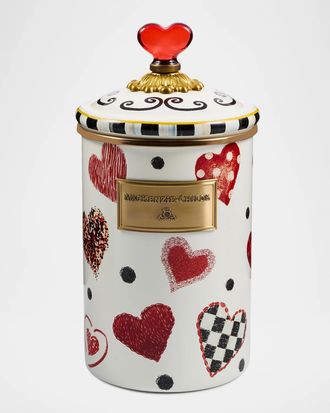 MacKenzie-Childs Love Large Canister