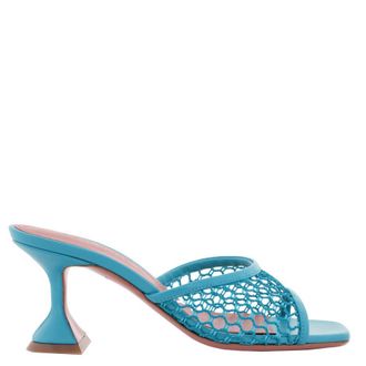 Amina Muaddi Lupita Net 70 Sandals, Brand Size 36.5 ( US Size 6.5 )