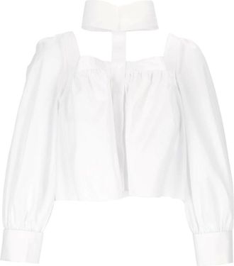 Elisabetta Franchi Mujer, Blusas y Camisas, Blanco, Talla: M