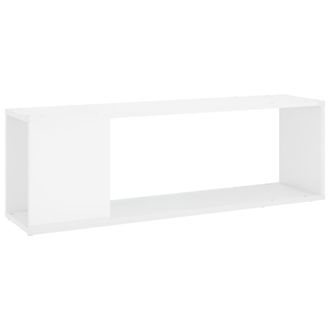 vidaXL Vidaxl - Mueble Para Tv Madera Contrachapada Blanco Brillo 100x24x32 Cm