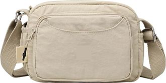 Generic Compatible For Cloth Single Shoulder Crossbody Bag For Women Casual Nylon Travel(Khaki)