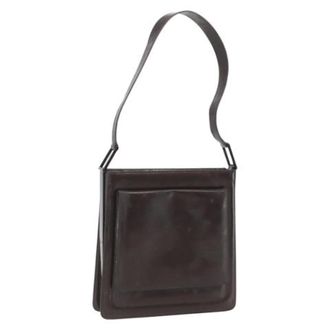 Gucci Pre-owned Vintage Schoudertas - Dames - Pre-owned - Bruin - Maat: ONE Size Leer