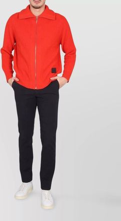 Paul Smith high collar zippered cardigan
