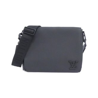 Louis Vuitton Black Leather Shoulder Bag (Pre-Owned)