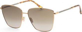 Jimmy Choo London Womens LAVIS-006J-HA Lavis 60 006J HA Sunglasses - Gold - One Size