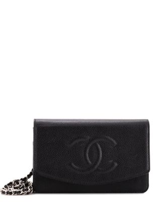 Chanel Timeless Wallet on Chain Caviar crossbody bag - Nero