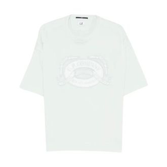 C.P. Company Hombre, Camisetas, Azul, Talla: XL
