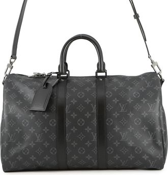Louis Vuitton Noir Monogram Eclipse Boston Bag (Pre-Owned)