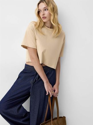 Icone Womens Cropped and loose T-shirt