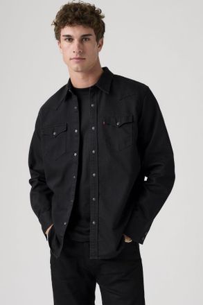 Levi's Camicia Western classica - Uomo - XL - Nero / New Black Black Rinse