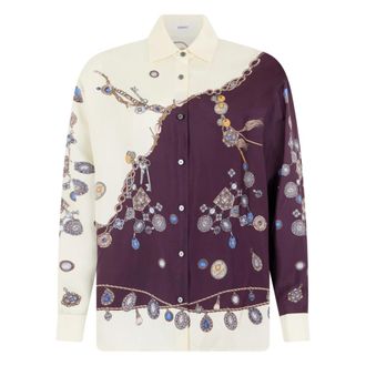 Versace Dames, Blouses & Shirts, Veelkleurig, Maat: XS