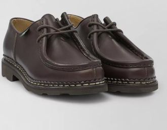 Paraboot leather lace-up loafers