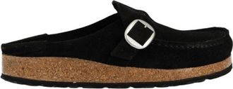 Birkenstock Buckley Narrow Fit - Dames - Schoenen - Zwart - Maat: 37 EU Leer