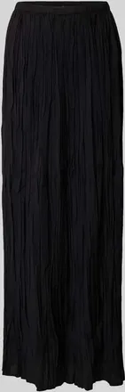 Topshop Maxirock aus Viskose-Mix mit Strukturmuster Modell THEA in Black, Gr&ouml;&szlig;e 34