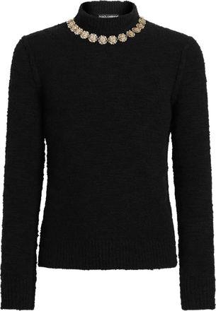 Dolce & Gabbana Maglione con decorazione - Nero