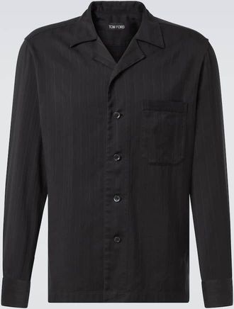 Tom Ford Striped cotton and silk shirt