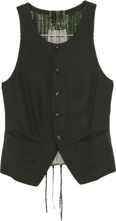 Ziggy Chen Gilet - Dames - Gillet - Groen - M - Kostuums