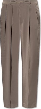 Michael Kors Wijde broek - Dames - Broeken - Bruin - 2XS - Broeken