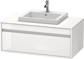 Duravit Duravit Ketho M&oacute;dulo Mural 6795, 1 Extra&iacute;ble, 1000mm, Para 1 Lavabo Empotrado, Centralizado, Color (frente/cuerpo): Decoraci&oacute;n Pino Plata - Kt67950313