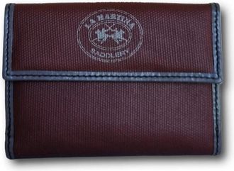 La Martina Dames Portemonnee Muntvak - Dames - Portefeuilles - Rood - ONE Size - Polyester - Accessoires