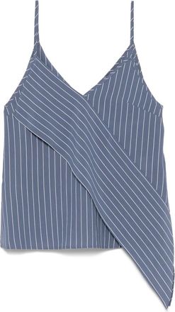 Dondup Gestreepte Top - Dames - Tops zonder mouwen - Blauw - XS - Tops